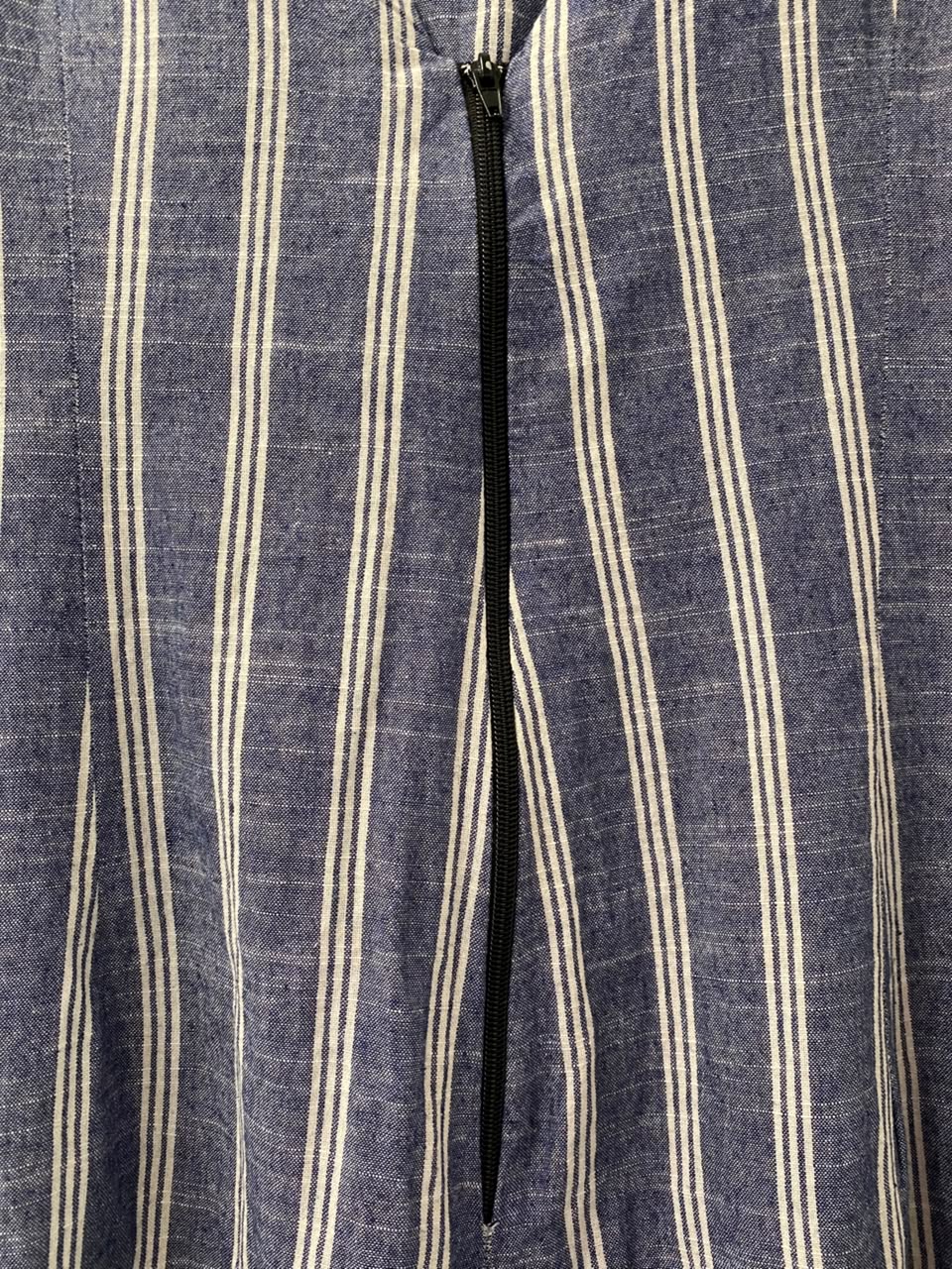Bathini Navy & White Stripe Cami Maxi Dress