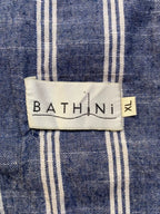 Bathini Navy & White Stripe Cami Maxi Dress