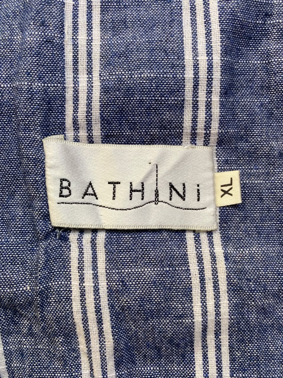 Bathini Navy & White Stripe Cami Maxi Dress