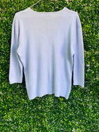 Dreamsdam Lavender Square-Neck Knit Top — detail