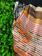 Strapless Printed Jumpsuit with Pockets