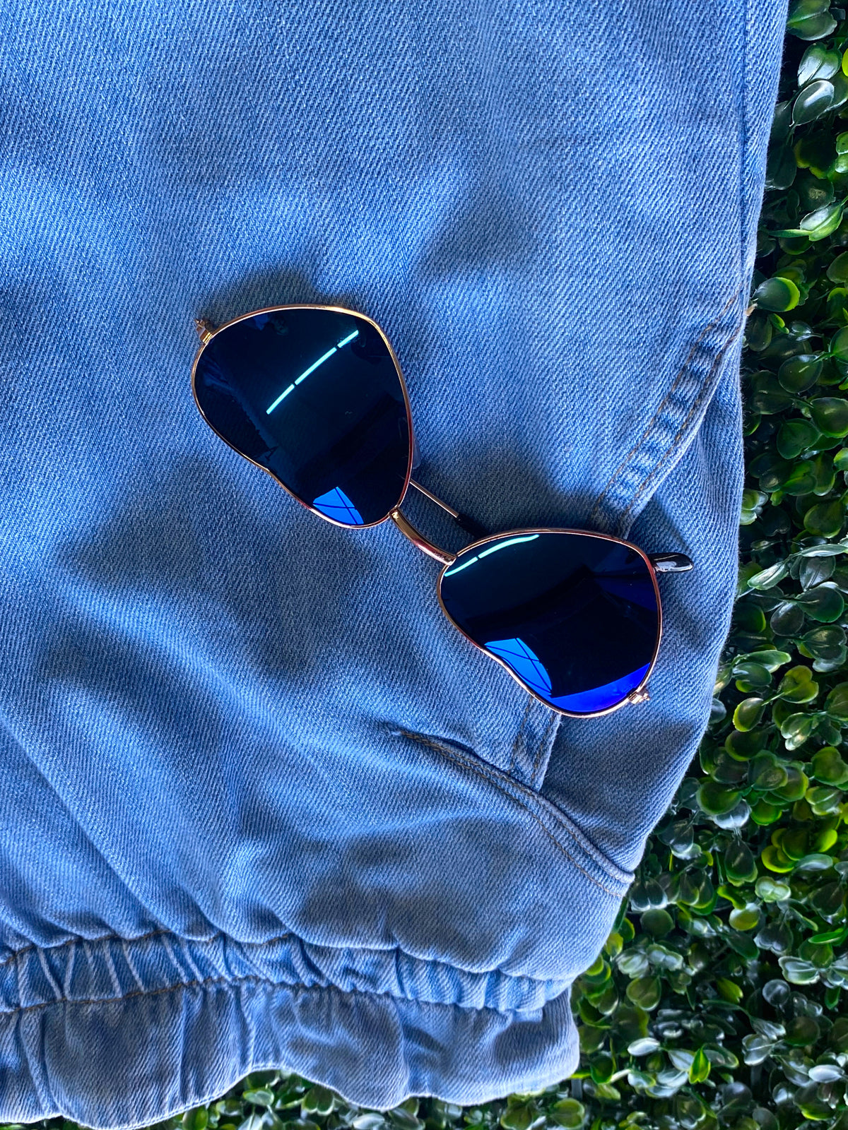 Zara Light Blue Paperbag Jogger Trousers — detail
