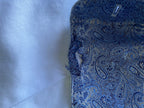 White Paisley-Trim Tailored Shirt — detail