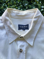 Cream Utility Pocket Button-Front Shirt — brand