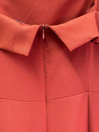 Trendyol Rust Orange Ruffle Maxi Dress — detail