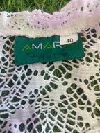 Amari Cream Lace Long Sleeve Blouse — brand