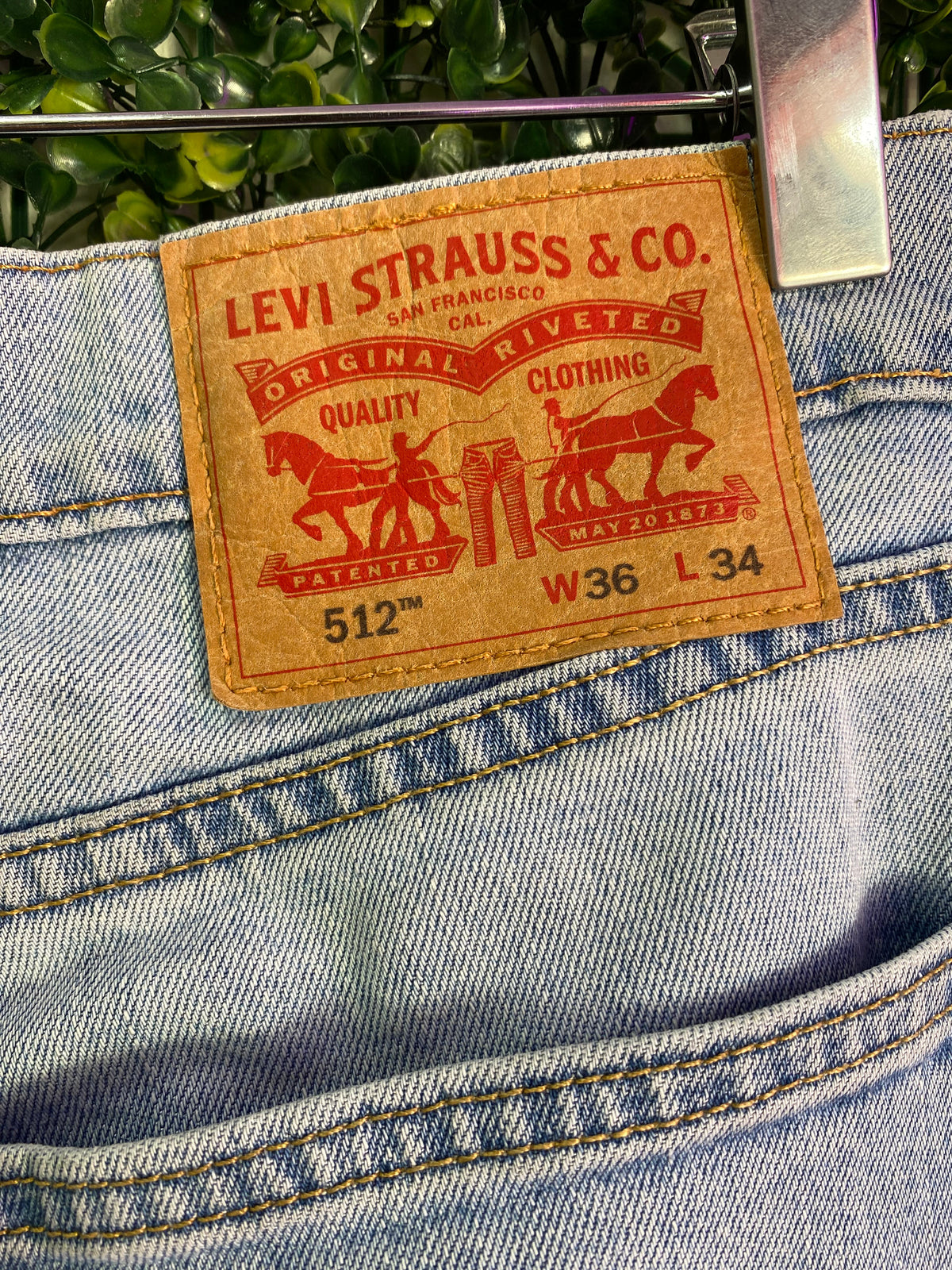 Levi's Light Wash 512 Jeans — brand
