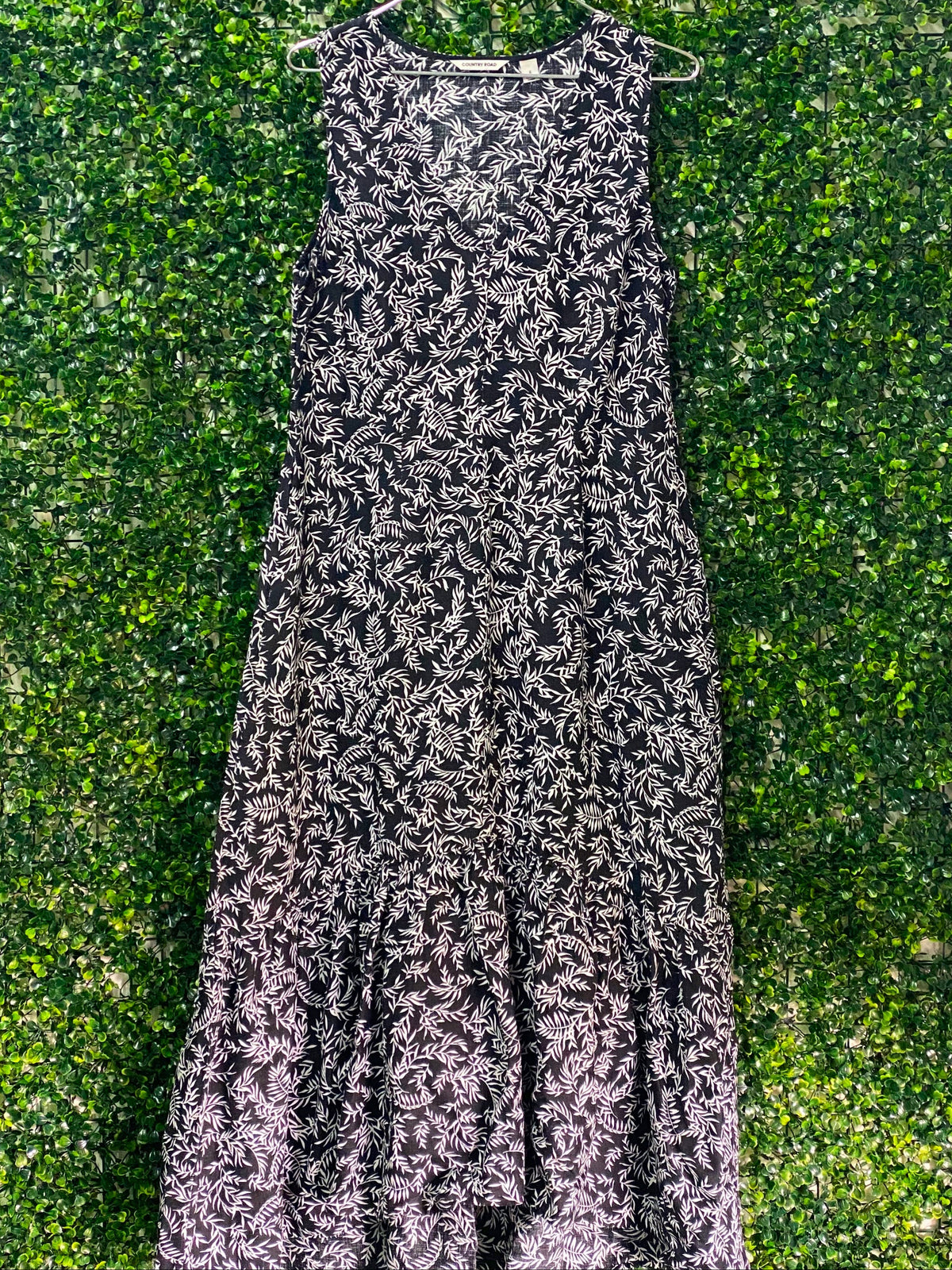 Country Road Botanical Maxi Dress — front