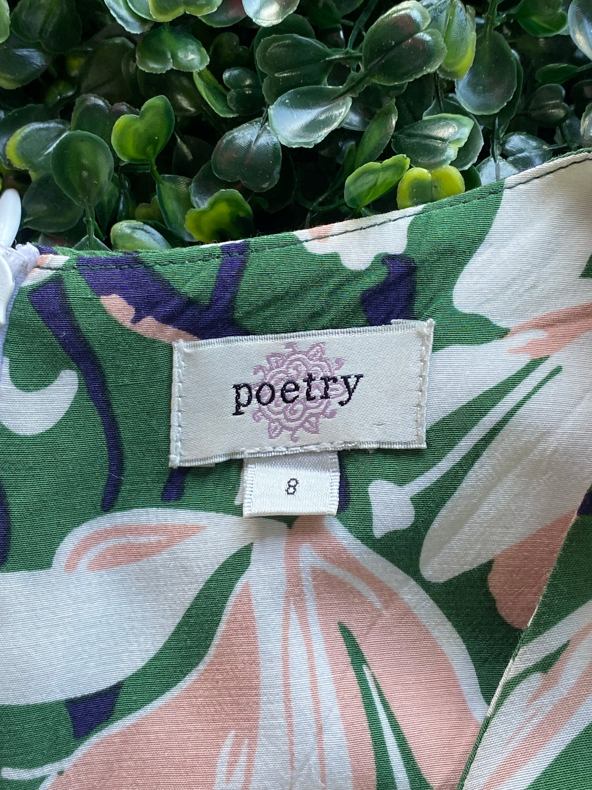 Poetry Green Floral Midi Dress — brand
