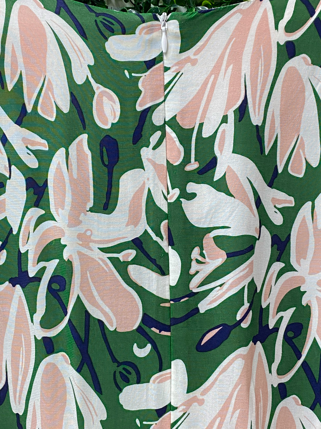 Poetry Green Floral Midi Dress — detail