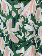 Poetry Green Floral Midi Dress — detail