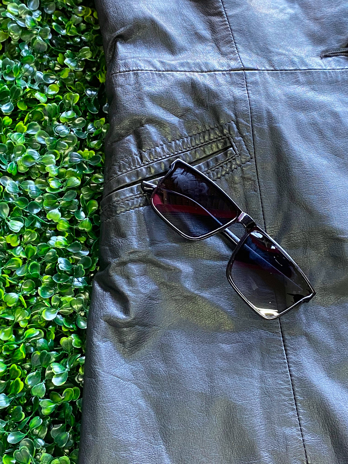 Citation Dark Brown Belted Trench Coat — detail