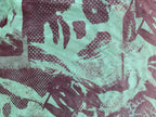 Sage & Mauve Abstract Mesh Crop Top