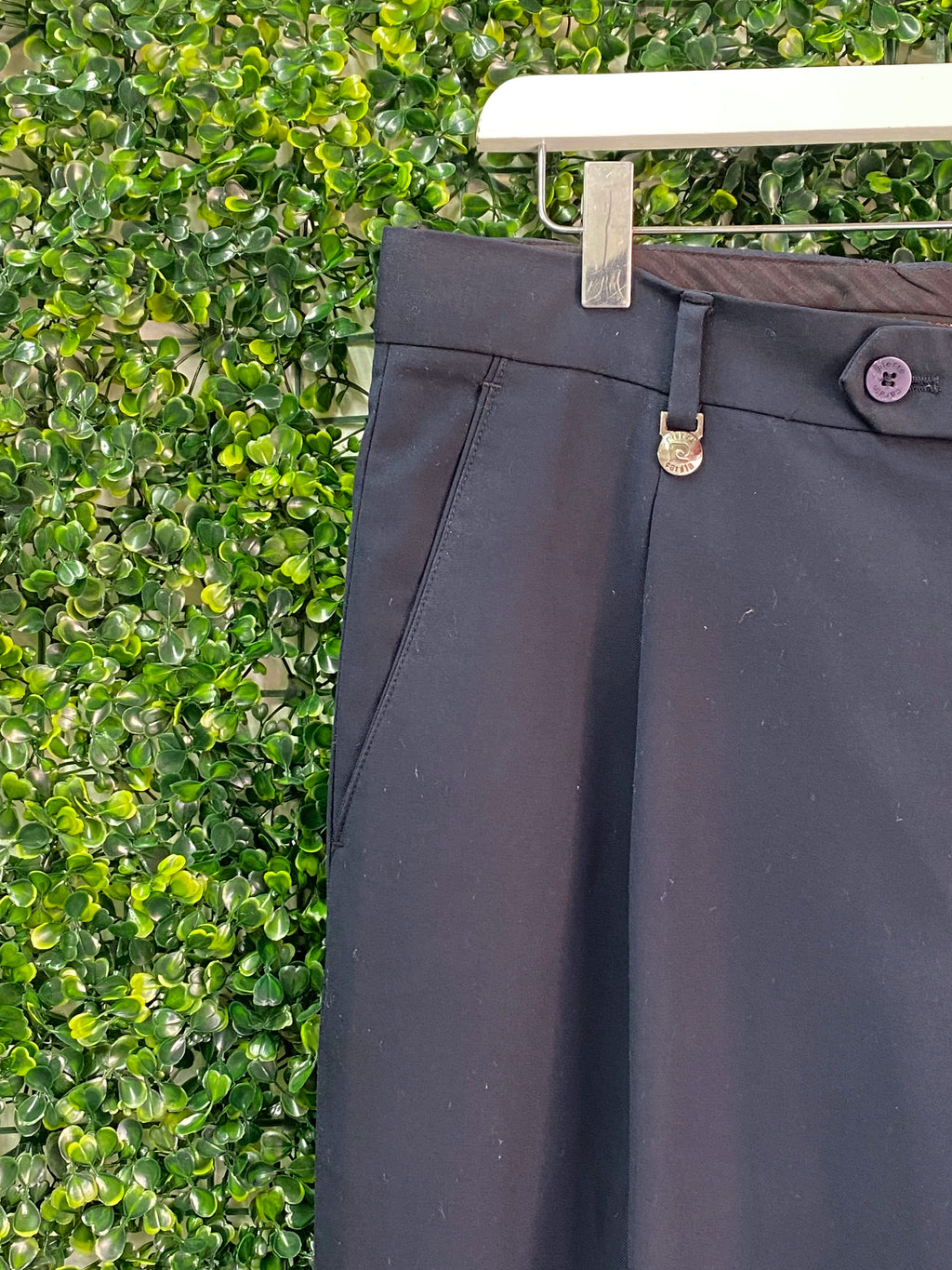 Pierre Cardin Navy Tailored Trousers — detail