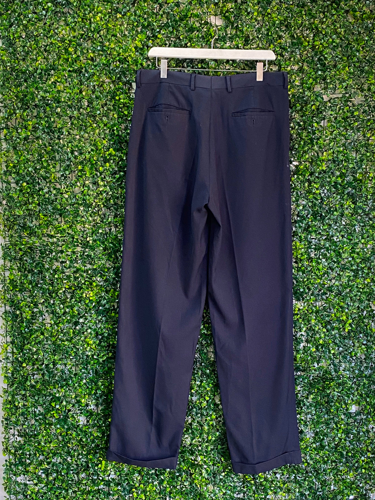 Pierre Cardin Navy Tailored Trousers — detail