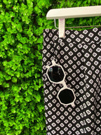 Woolworths Black & White Printed Pants with Pockets