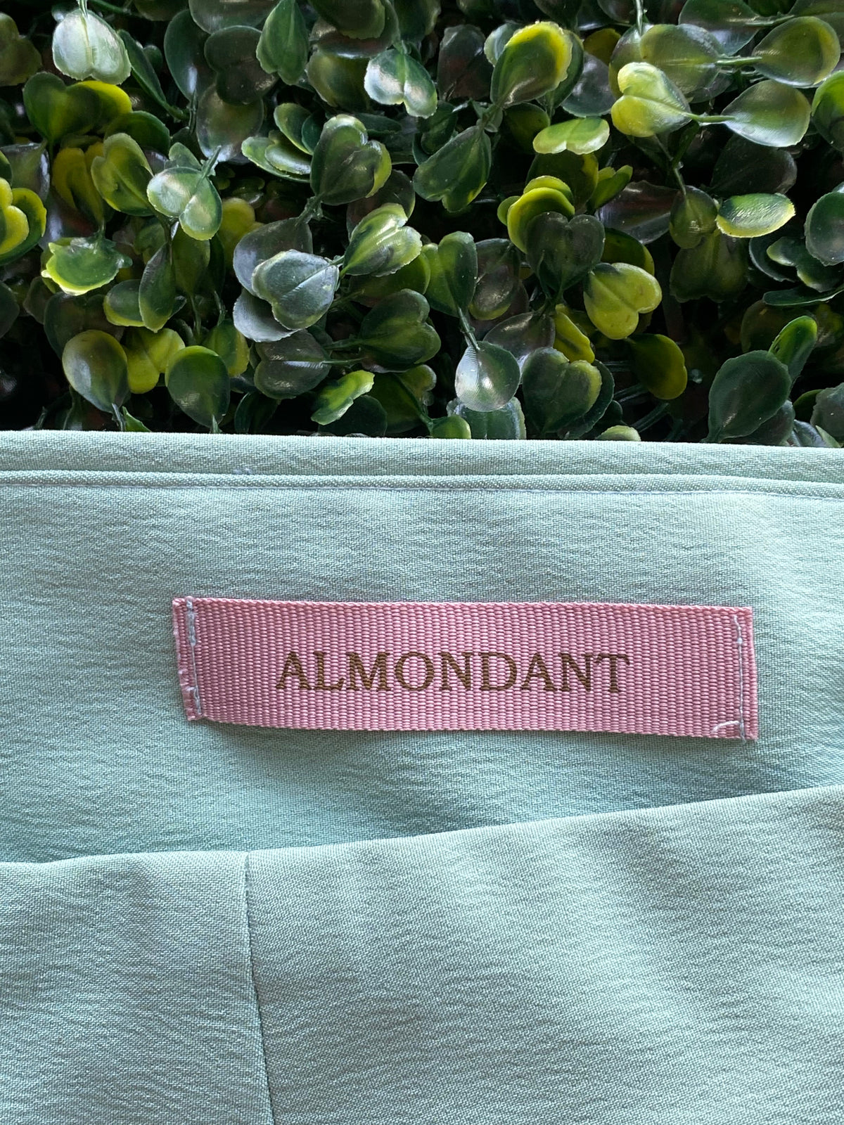ALMONDANT Mint Tailored Trousers — brand