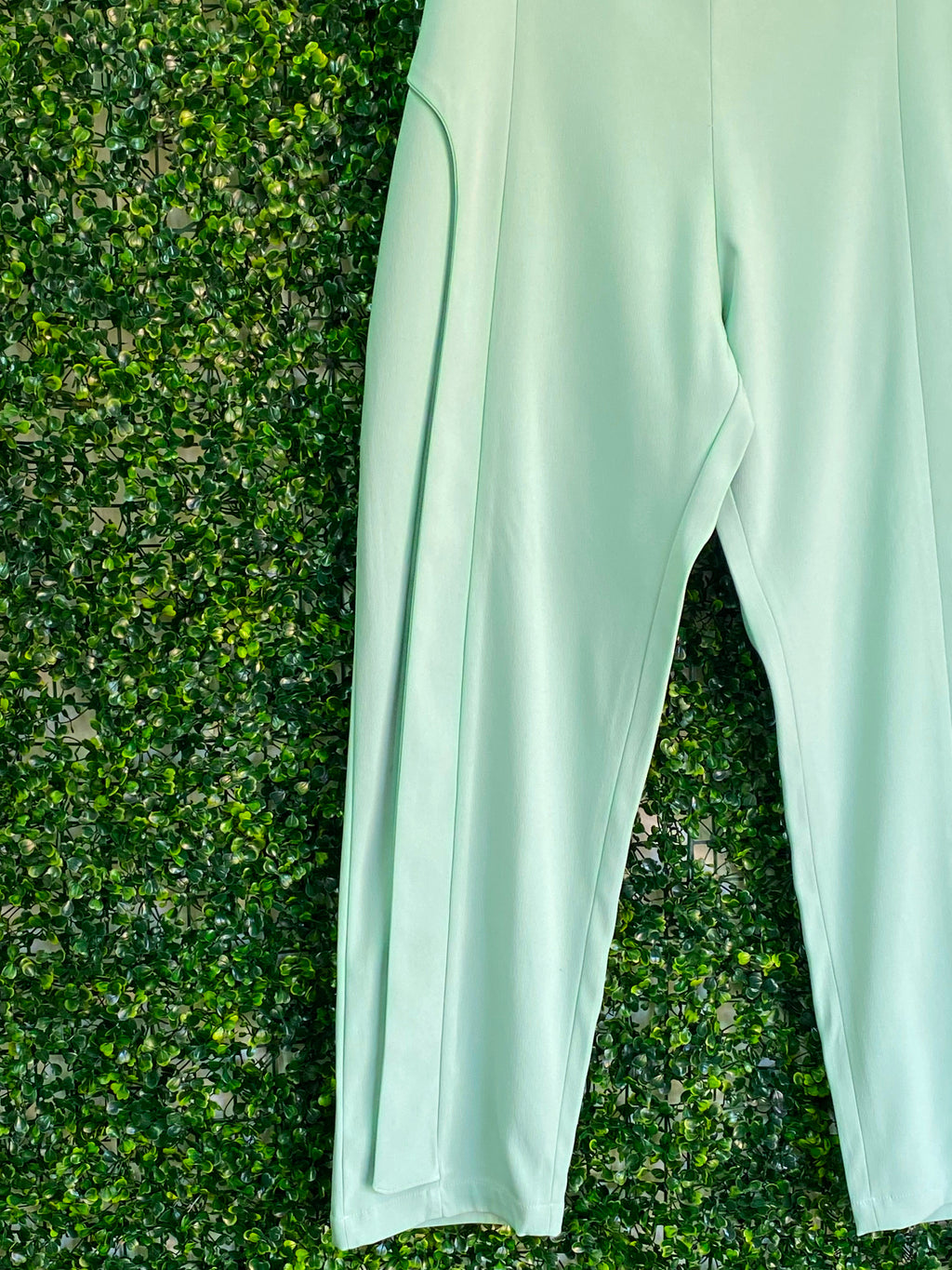 ALMONDANT Mint Tailored Trousers — detail
