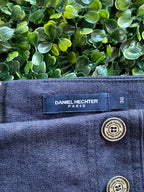 Daniel Hechter Navy Button Pencil Skirt — brand