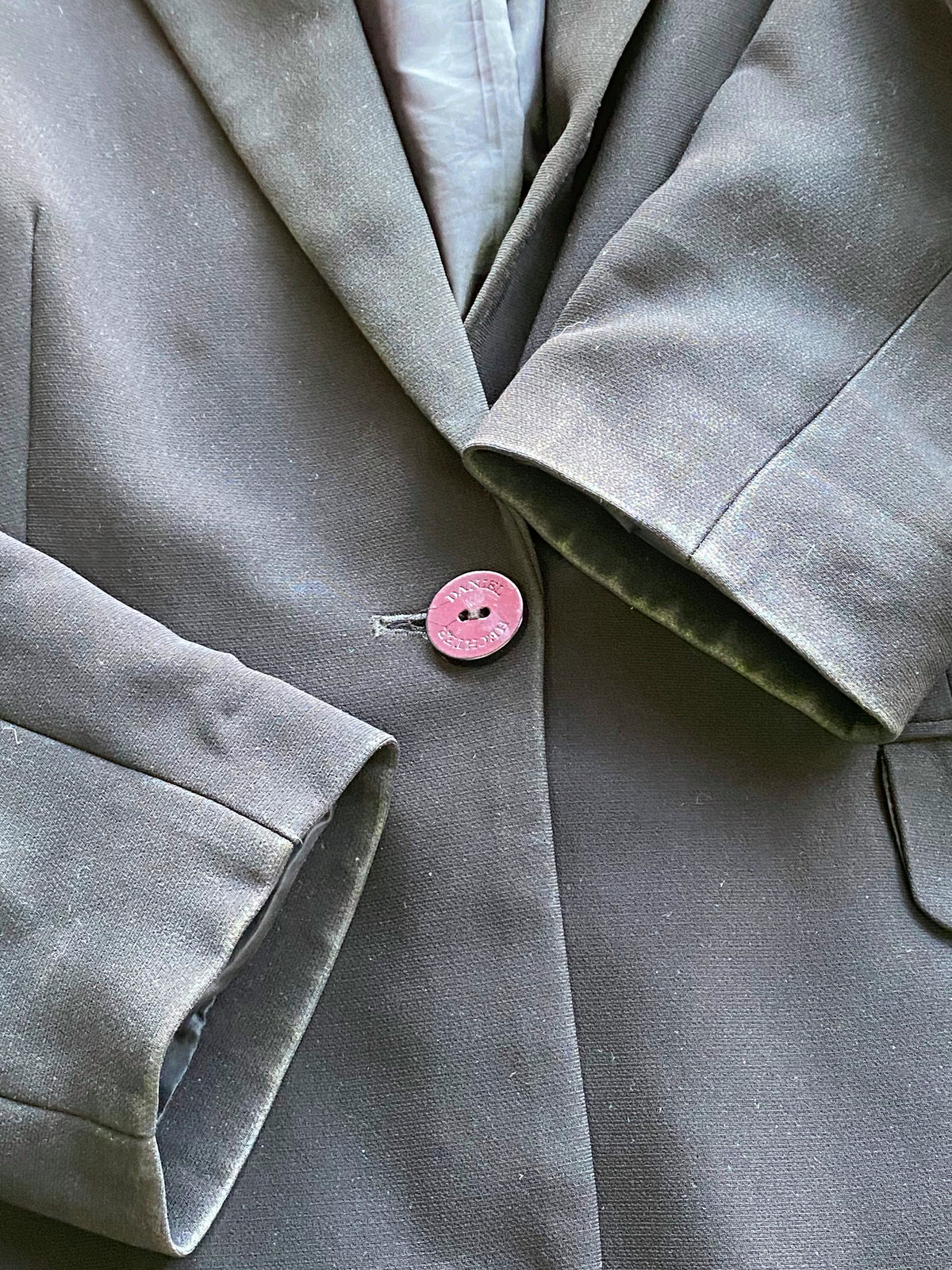Daniel Hechter Black Tailored Blazer — detail