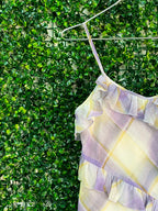 Zara Pastel Ruffle Camisole — detail