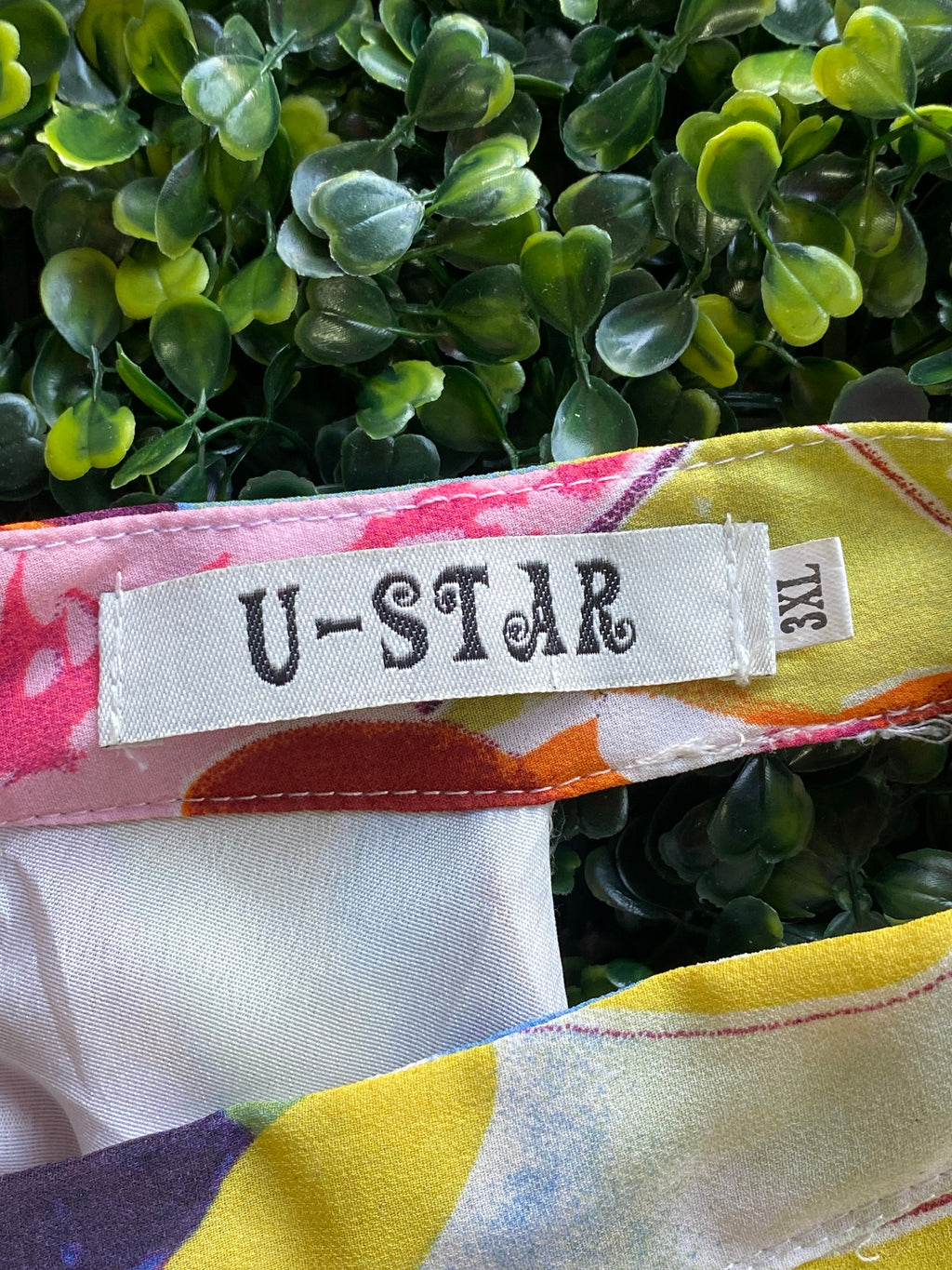 U-STAR Abstract Halter Maxi Dress — brand
