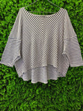 River Island Striped Textured Knit Top