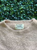 Refinery Beige Fluffy Knit Sweater — brand