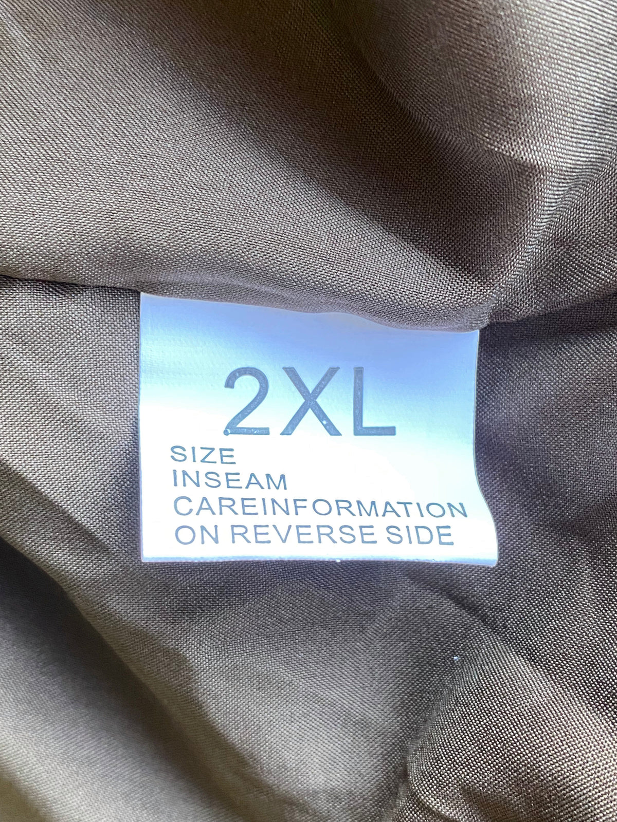 Brown Faux Fur Coat — detail