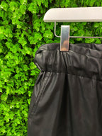 Woolworths Black Pleather Jogger Pants
