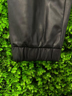 Woolworths Black Pleather Jogger Pants