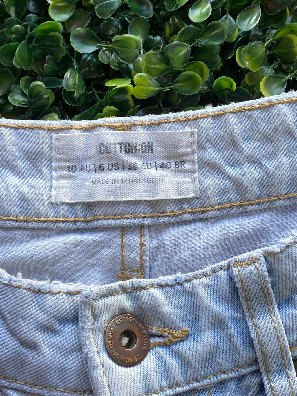 Cotton On Light-Wash Mom Jeans — brand