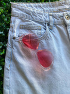 Cotton On Light-Wash Mom Jeans — detail