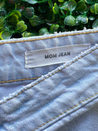 Cotton On Light-Wash Mom Jeans — detail