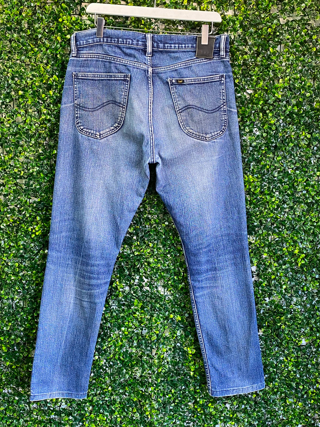 Lee Mid-Wash Straight-Leg Jeans — back_alt