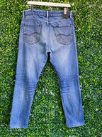 Lee Mid-Wash Straight-Leg Jeans — back_alt