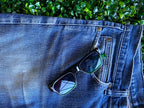 Lee Mid-Wash Straight-Leg Jeans — detail