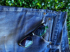 Lee Mid-Wash Straight-Leg Jeans — detail