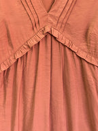 My Jewellery Dusty Rose Ruffle Mini Dress — detail