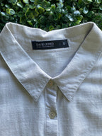 David Jones Ivory Cotton Utility Shirt — brand