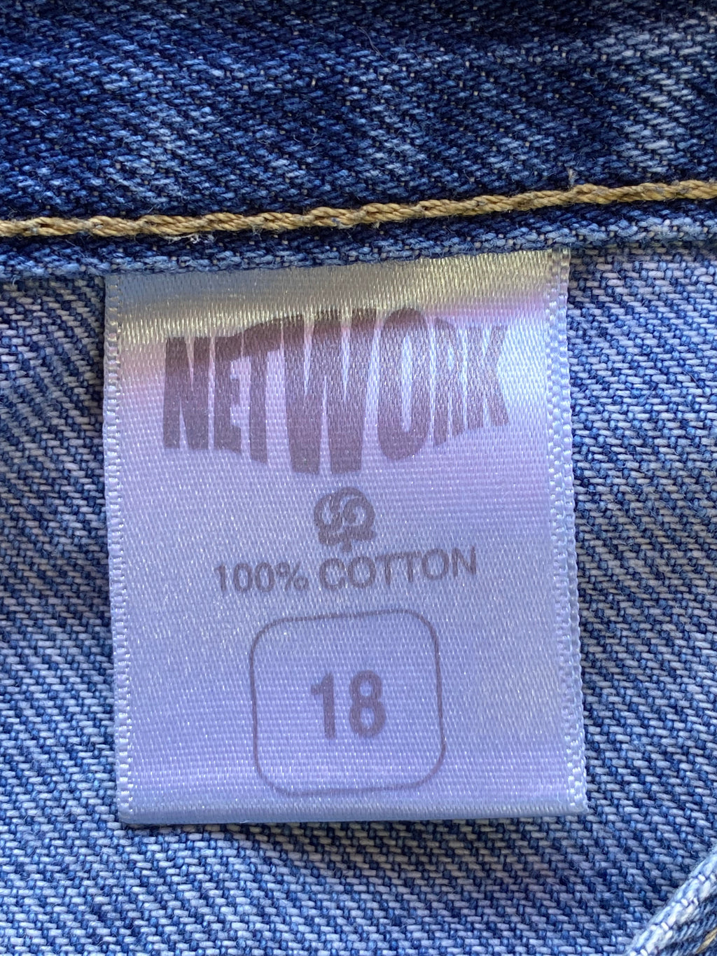 Network Mid-Blue Raw-Hem Denim Bermuda Shorts — care