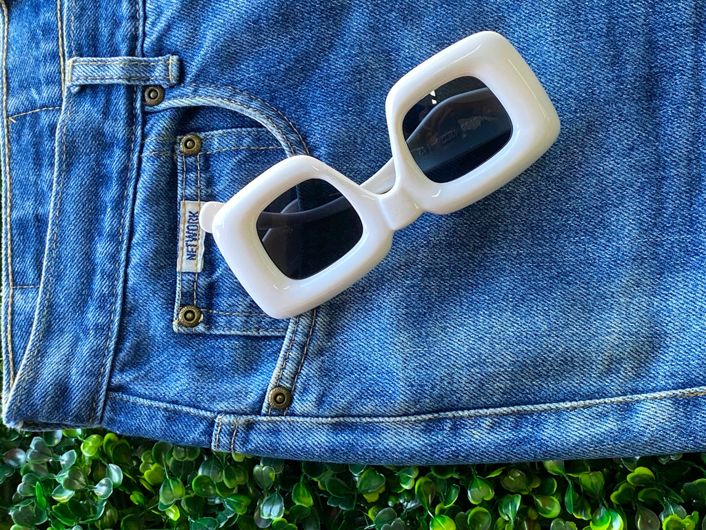 Network Mid-Blue Raw-Hem Denim Bermuda Shorts — detail