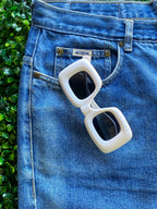 Network Mid-Blue Raw-Hem Denim Bermuda Shorts — detail