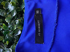 Jo Borkett Cobalt Blue Zip-Back Shift Dress — brand