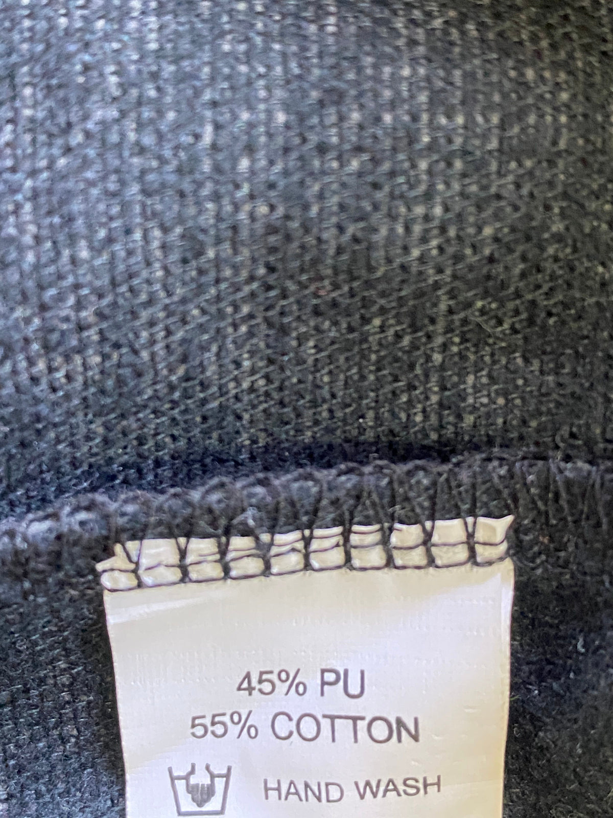 Rage Black Faux Leather Button-Front Mini Dress — care