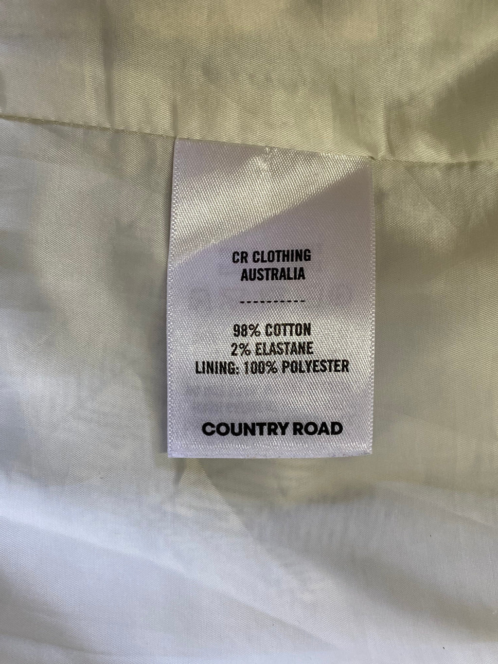 Country Road Ivory & Black Botanical-Print Sheath Dress — care