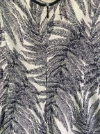 Country Road Ivory & Black Botanical-Print Sheath Dress — detail