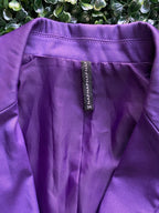 NAF NAF Purple Single-Button Tailored Blazer — brand