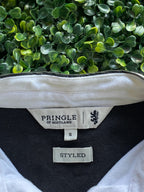 Pringle of Scotland White Crest Polo Shirt — brand