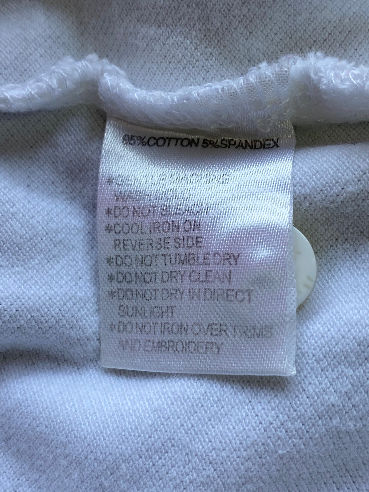 Pringle of Scotland White Crest Polo Shirt — care